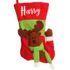 Personalised 3D Reindeer Christmas Stocking Shop