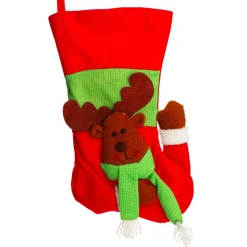 Personalised 3D Reindeer Christmas Stocking Shop