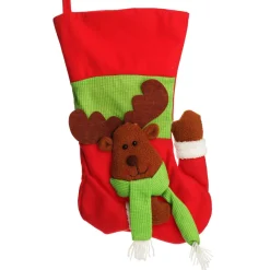 Personalised 3D Reindeer Christmas Stocking Shop