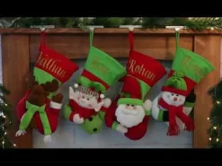 Personalised 3D Reindeer Christmas Stocking Shop