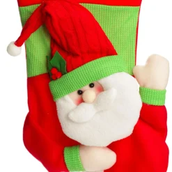 Personalised 3D Santa Christmas Stocking Cheap