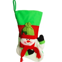 Personalised 3D Snowman Christmas Stocking Clearance