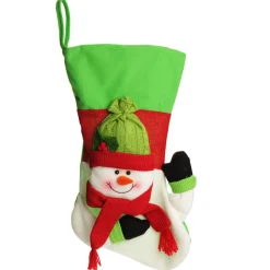 Personalised 3D Snowman Christmas Stocking Clearance