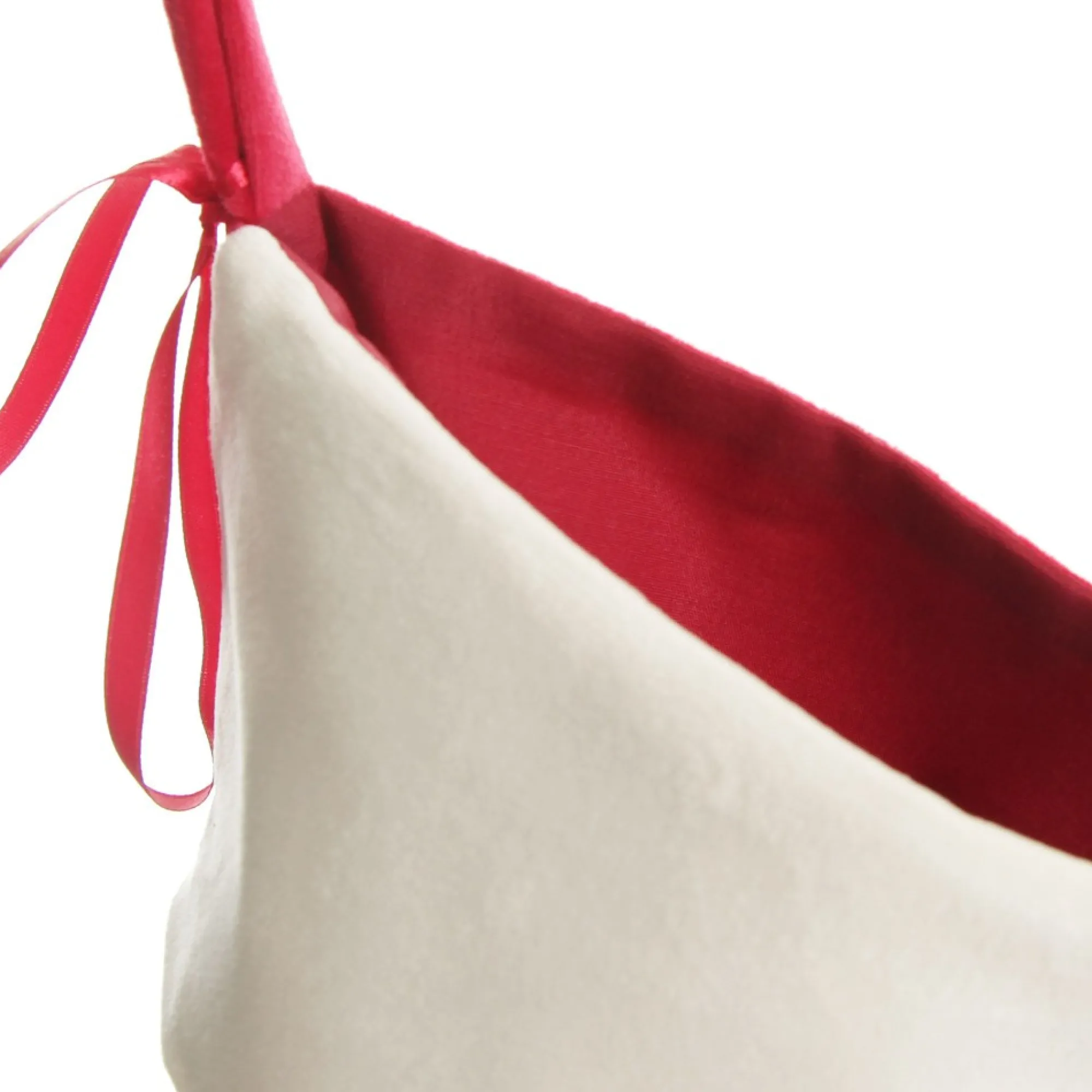 Personalised Dark Red Velvet Christmas Stocking New