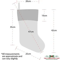 Personalised Dark Red Velvet Christmas Stocking New