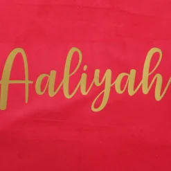 Personalised Dark Red Velvet Santa Sack Outlet