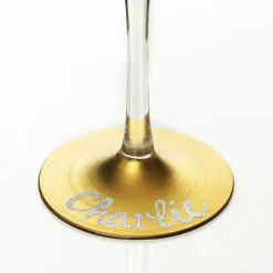 Personalised 'Dear Santa, Define Good' Wine Glass Sale