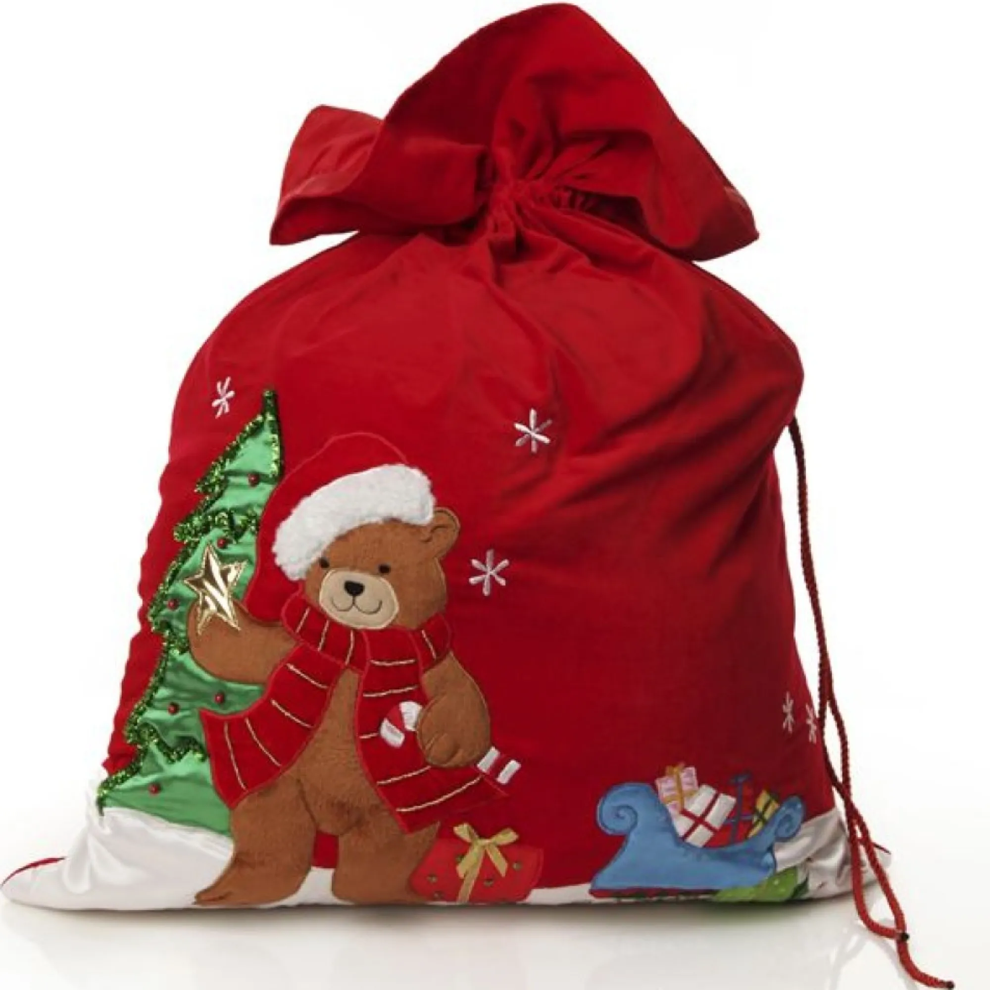 Personalised Deluxe Velvet Teddy Sack Cheap