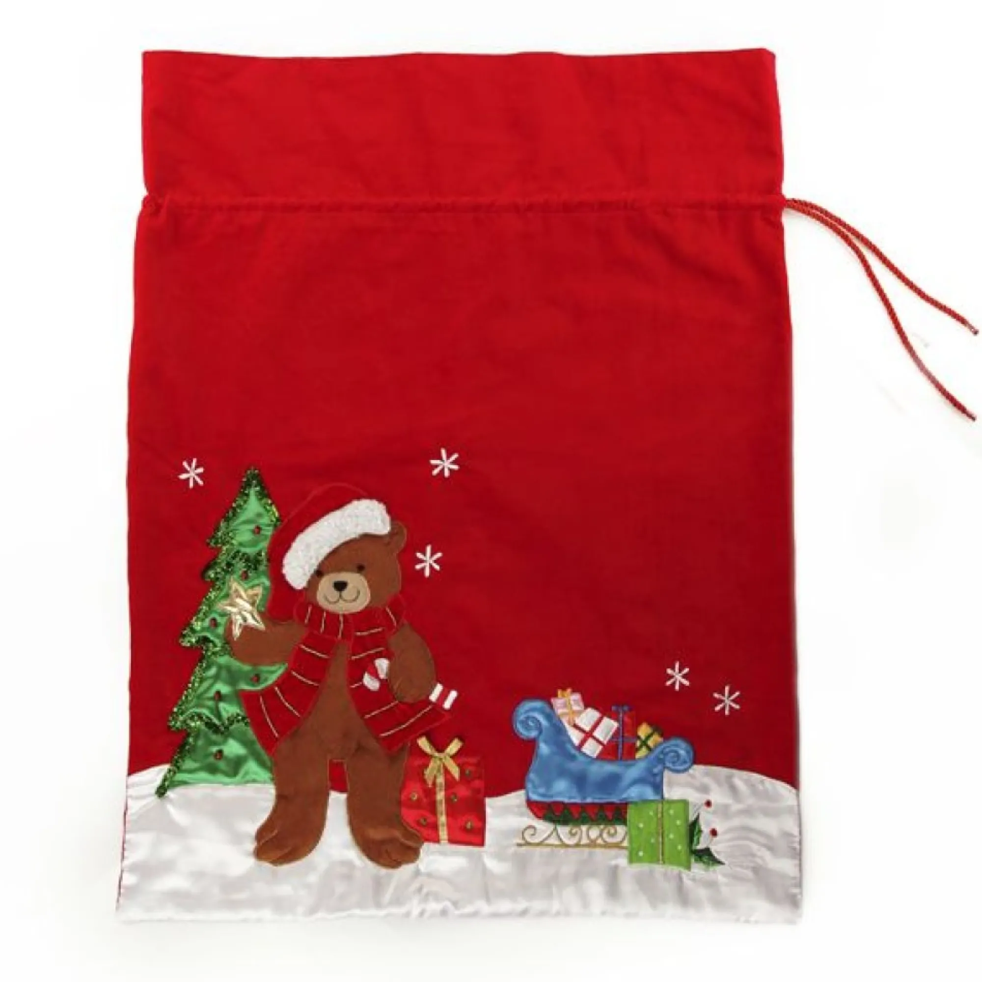 Personalised Deluxe Velvet Teddy Sack Cheap
