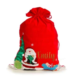 Personalised Deluxe Velvet Santa Sack Cheap