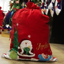 Personalised Deluxe Velvet Santa Sack Cheap