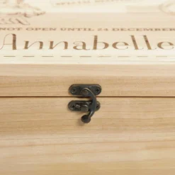 Personalised Do Not Open Wooden Christmas Eve Box Hot