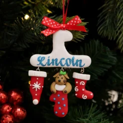 Personalised Dog Charm Christmas Decoration Clearance