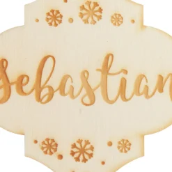 Personalised Etched Finial Christmas Decoration Clearance