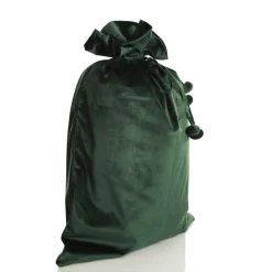 Personalised Forest Green Velvet Santa Sack New