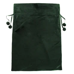 Personalised Forest Green Velvet Santa Sack New