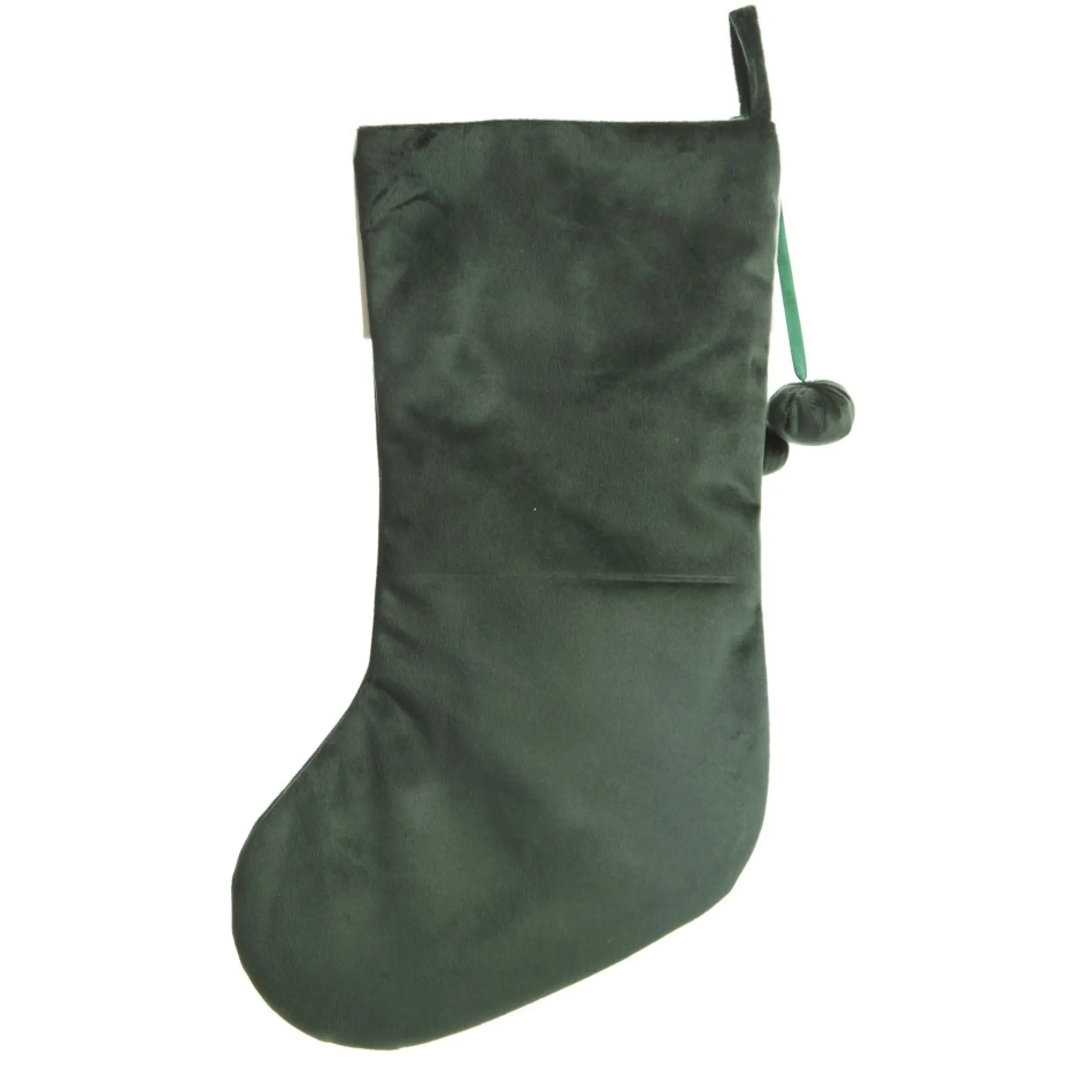 Personalised Forest Green Velvet Christmas Stocking Best