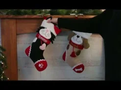 Personalised Fun Black Cat Christmas Stocking Store