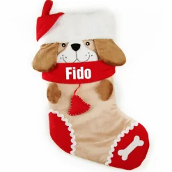 Personalised Fun Dog Christmas Stocking Fashion