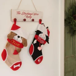 Personalised Fun Dog Christmas Stocking Fashion