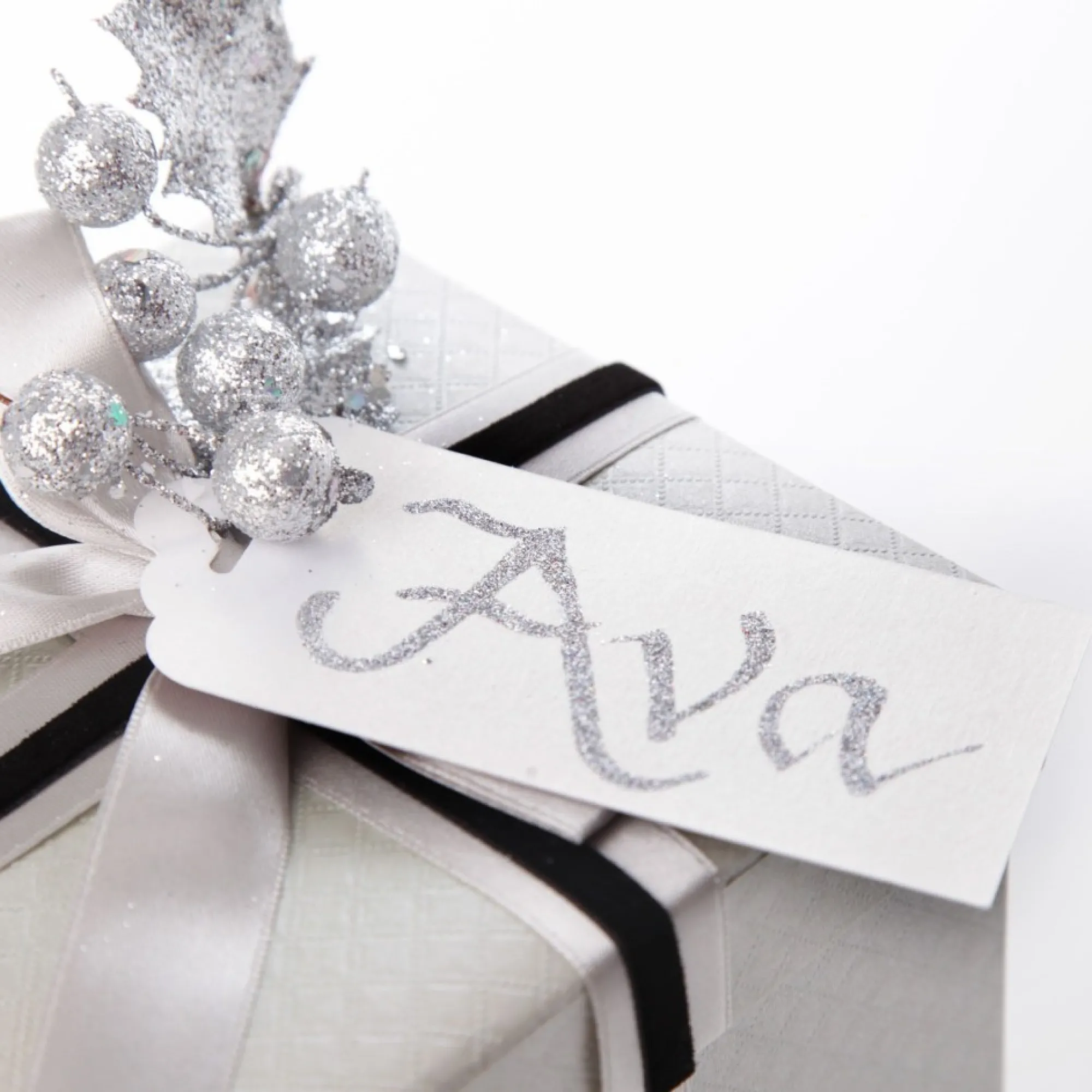 Personalised Gift Tags Scalloped Cut - Set of 6 Cheap