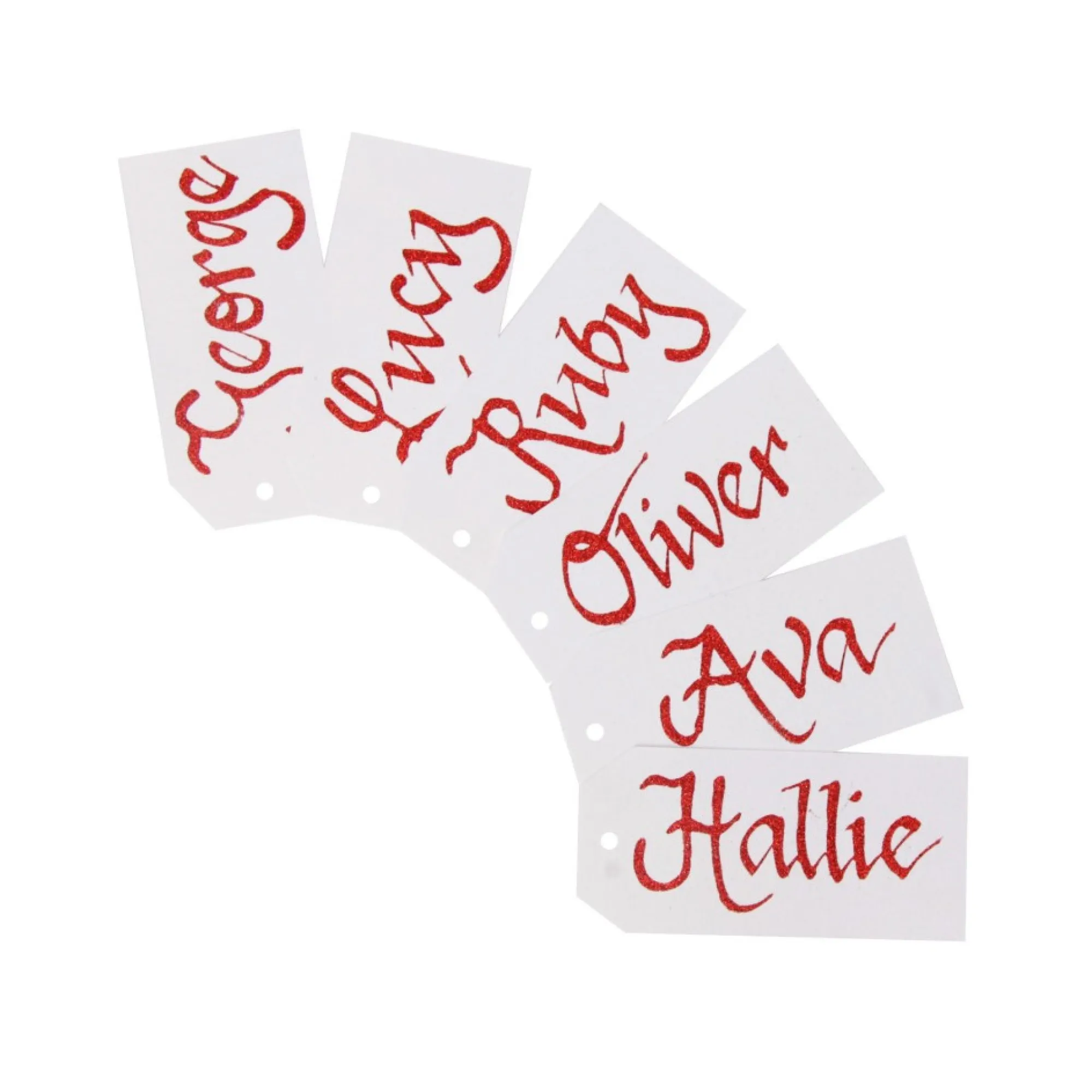 Personalised Gift Tags Square Cut - Set of 6 Best Sale