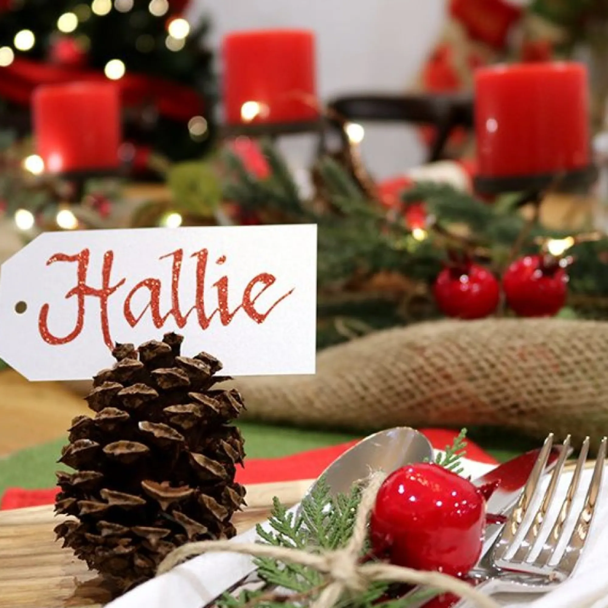 Personalised Gift Tags Square Cut - Set of 6 Best Sale