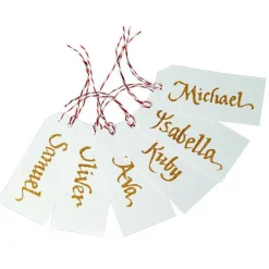 Personalised Gift Tags Square Cut - Set of 6 Best Sale