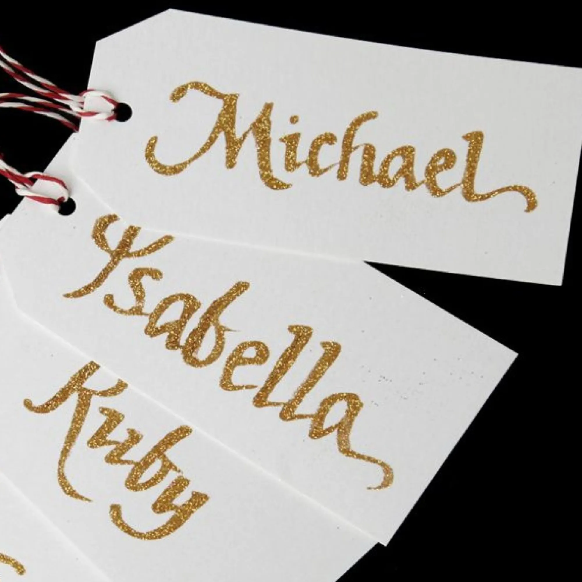 Personalised Gift Tags Square Cut - Set of 6 Best Sale