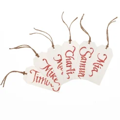 Personalised Gift Tags Square Cut - Set of 6 Best Sale