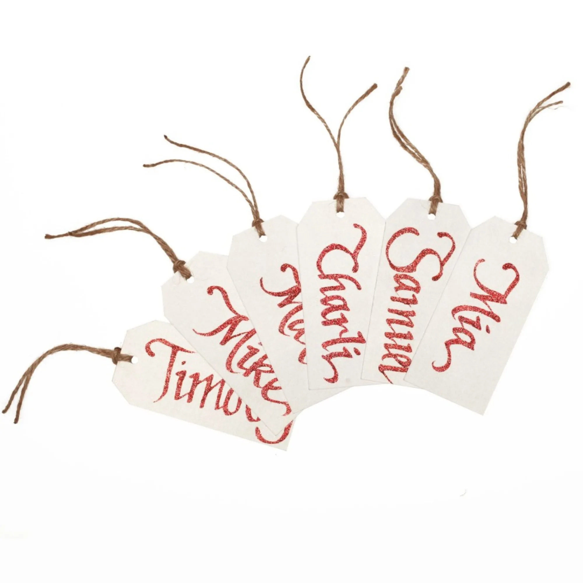 Personalised Gift Tags Square Cut - Set of 6 Best Sale