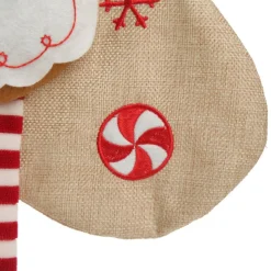 Personalised Gingerbread Girl Christmas Stocking with Dangly Legs Best Sale