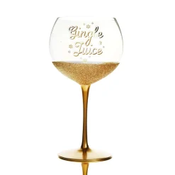 Personalised Gingle Juice Large Christmas Wine Glass Hot
