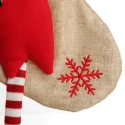 Personalised Girl Elf Christmas Stocking with Dangly Legs Cheap