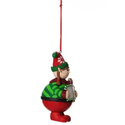 Personalised Girl Elf with Lollipop Christmas Ornament Outlet