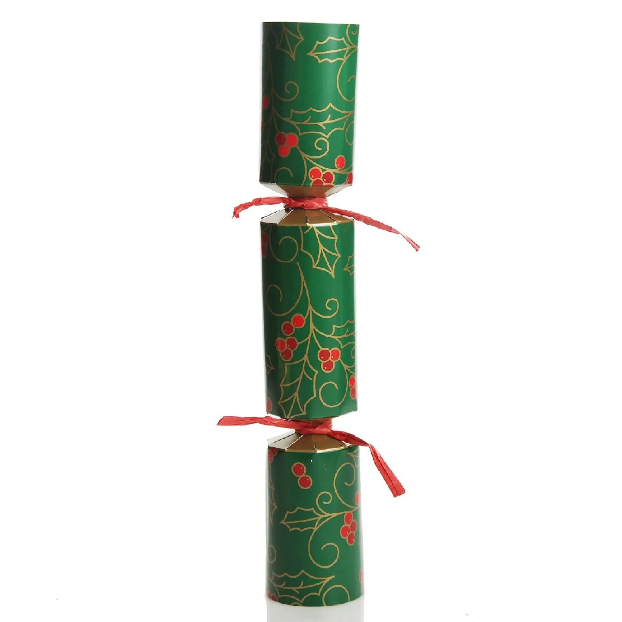 Personalised Green Swirling Holly Bon Bon - Single Discount