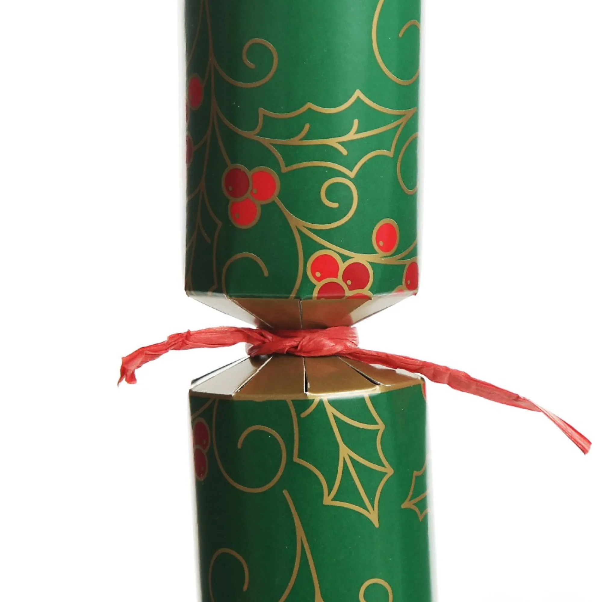 Personalised Green Swirling Holly Bon Bon - Single Discount