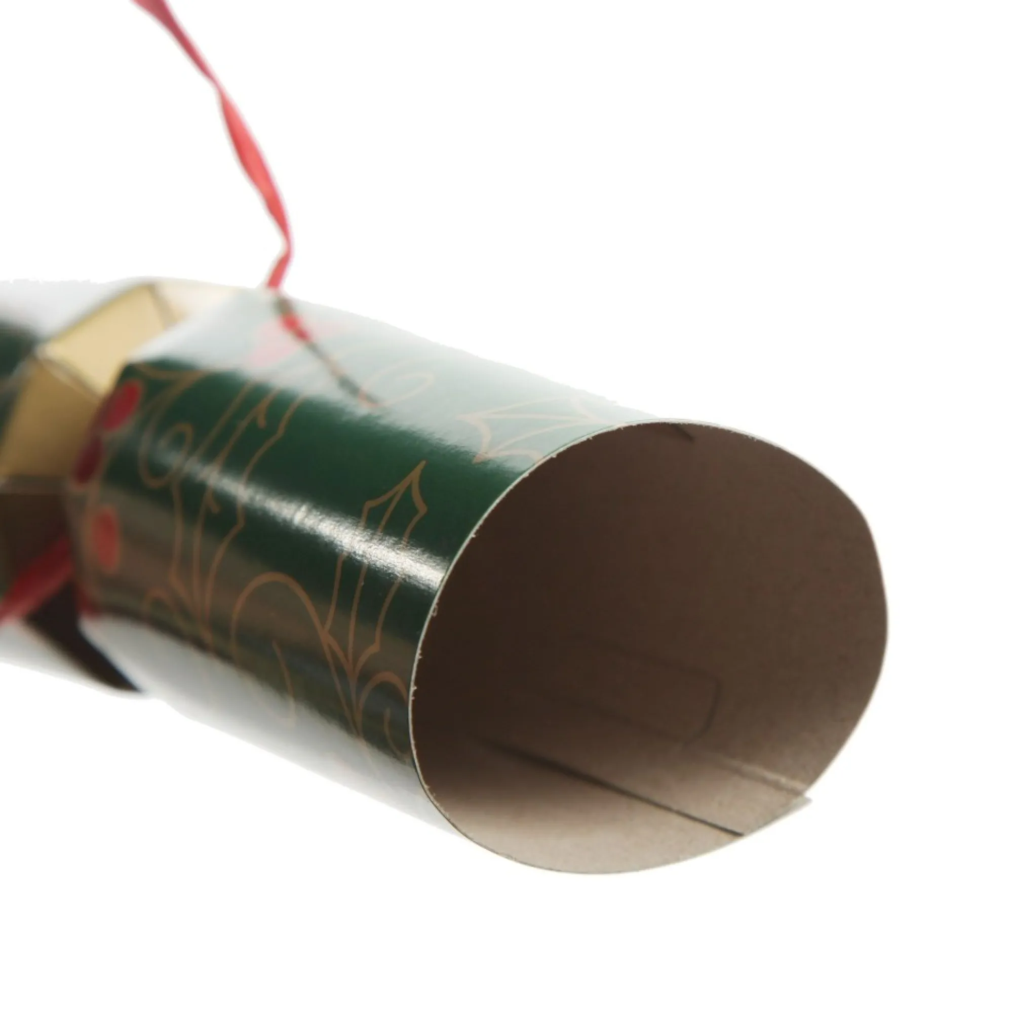 Personalised Green Swirling Holly Bon Bon - Single Discount