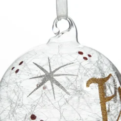 Personalised Icicle Glass Christmas Bauble Cheap