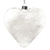 Personalised Icicle Glass Heart Cheap