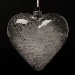 Personalised Icicle Glass Heart Cheap