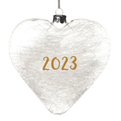 Personalised Icicle Glass Heart Cheap