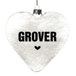 Personalised Icicle Glass Heart - All I need is Love and a Dog Fashion