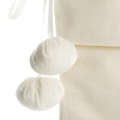 Personalised Ivory Velvet Christmas Stocking Fashion