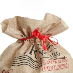 Personalised Jute Naughty or Nice Santa Sack Online