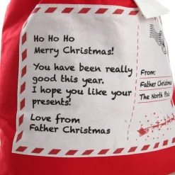 Personalised Letter from Santa Red Felt Jumbo Sack Store