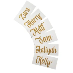 Personalised Name Place Cards - Set of 6 Cheap