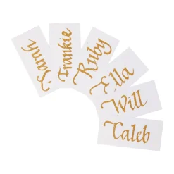 Personalised Name Place Cards - Set of 6 Cheap