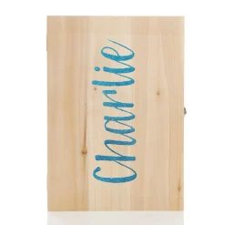 Personalised Natural Wooden Christmas Eve Keepsake Box New