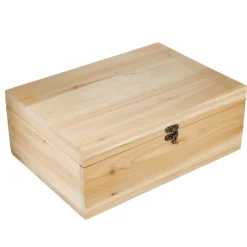Personalised Natural Wooden Christmas Eve Keepsake Box New